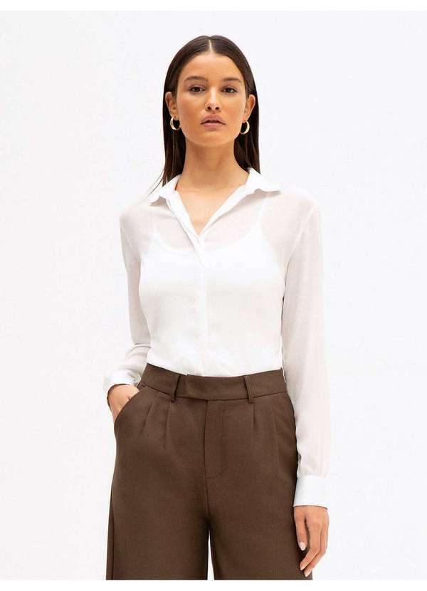 Camisa Super Comfy Off White Ednalva - PRINCIPESSA